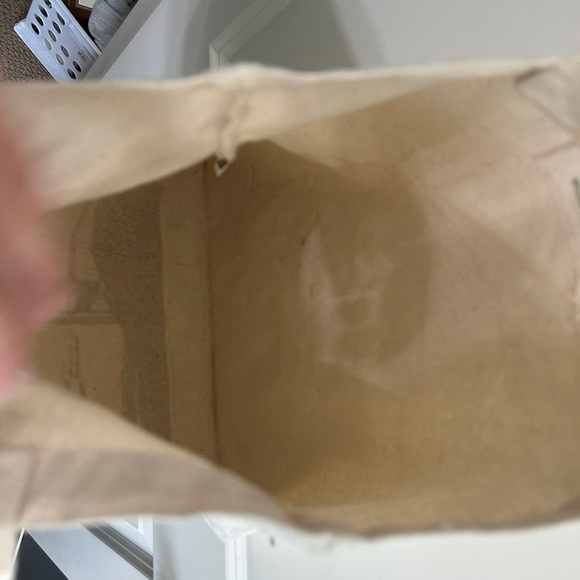 Like new recylced Canvas Tote Bag. San Francisco bridge heart balloon. - Picture 5 of 7